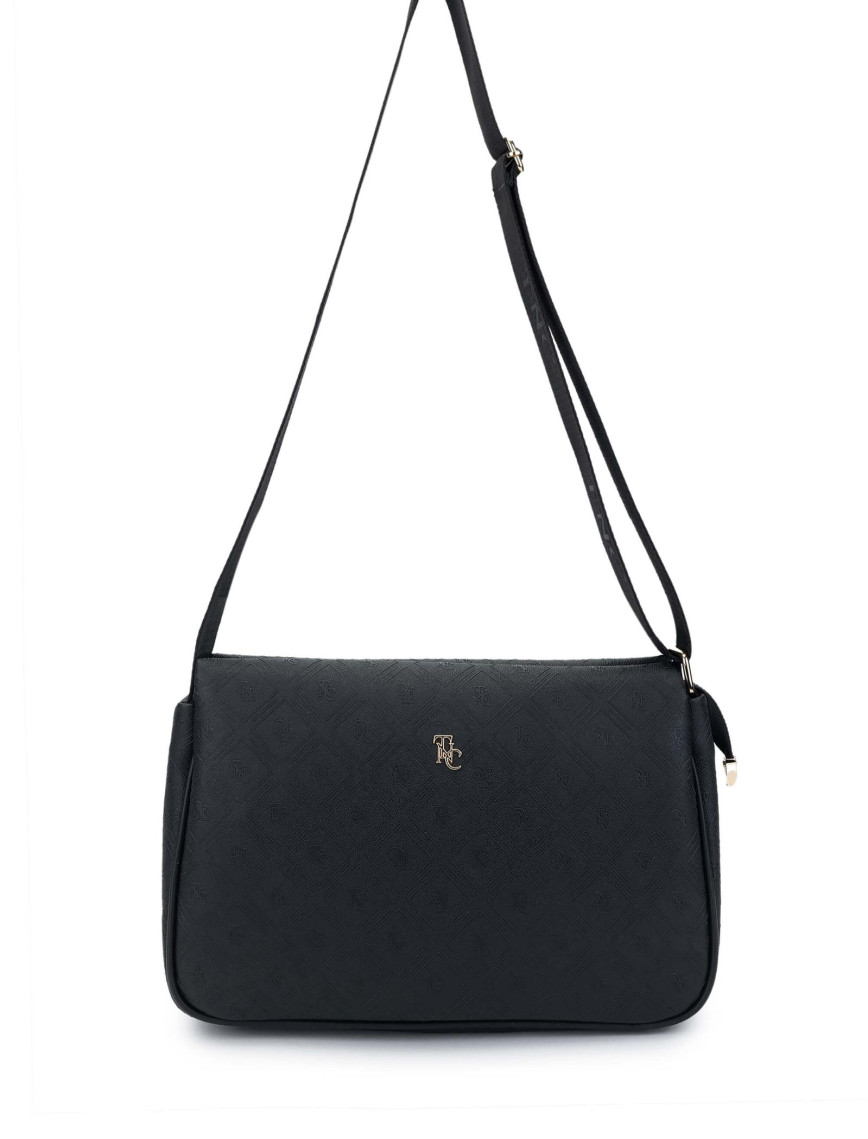 Tamer Tanca Kadın Vegan Siyah Postacı Çanta Tamer Tanca Kadın Vegan Siyah Postacı Çanta