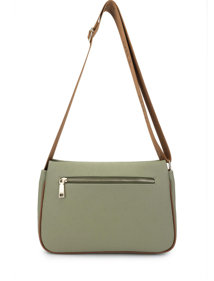 Tamer Tanca Kadın Vegan Yeşil Postacı Çanta Tamer Tanca Kadın Vegan Yeşil Postacı Çanta