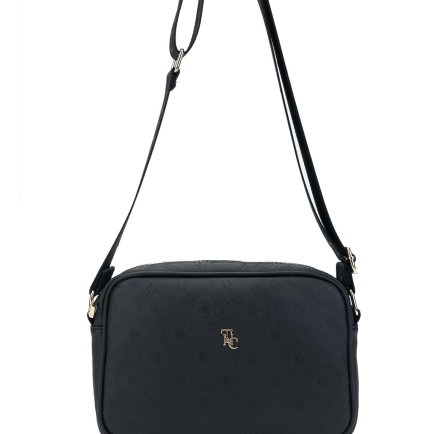 Tamer Tanca Kadın Vegan Siyah Postacı Çanta Tamer Tanca Kadın Vegan Siyah Postacı Çanta