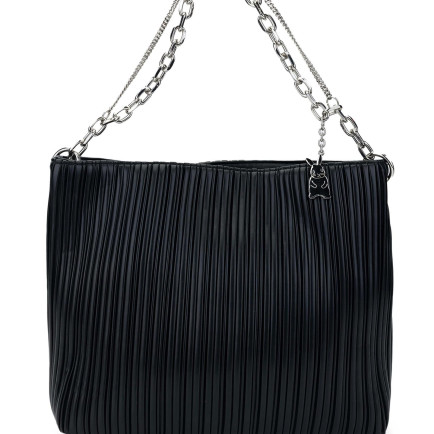 Tamer Tanca Kadın Vegan Siyah Omuz Çanta