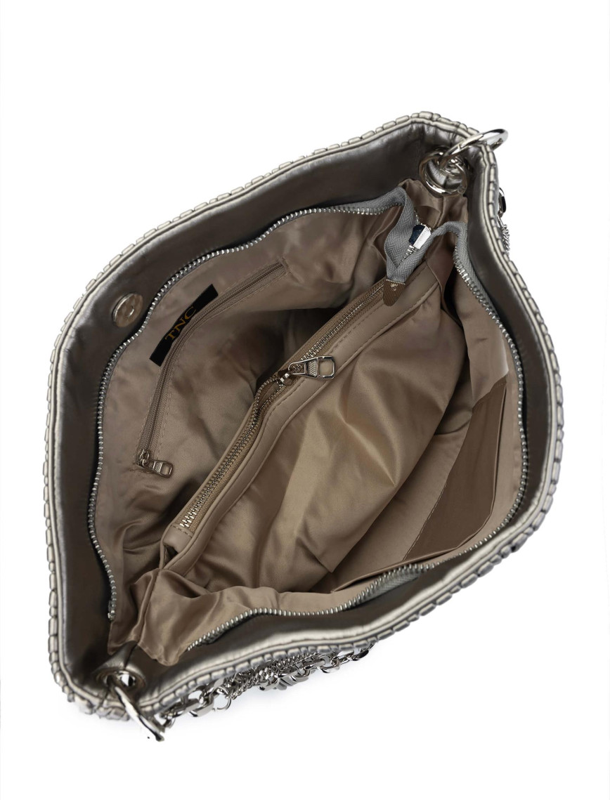 Tamer Tanca Kadın Vegan Metalik Omuz Çanta