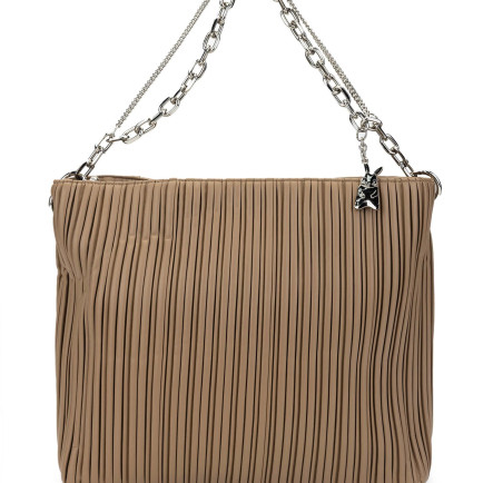 Tamer Tanca Kadın Vegan Taupe Omuz Çanta