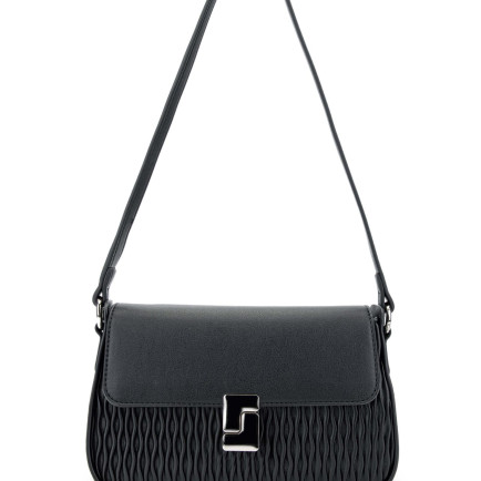 Tamer Tanca Kadın Vegan Siyah Omuz Çanta Tamer Tanca Kadın Vegan Siyah Omuz Çanta