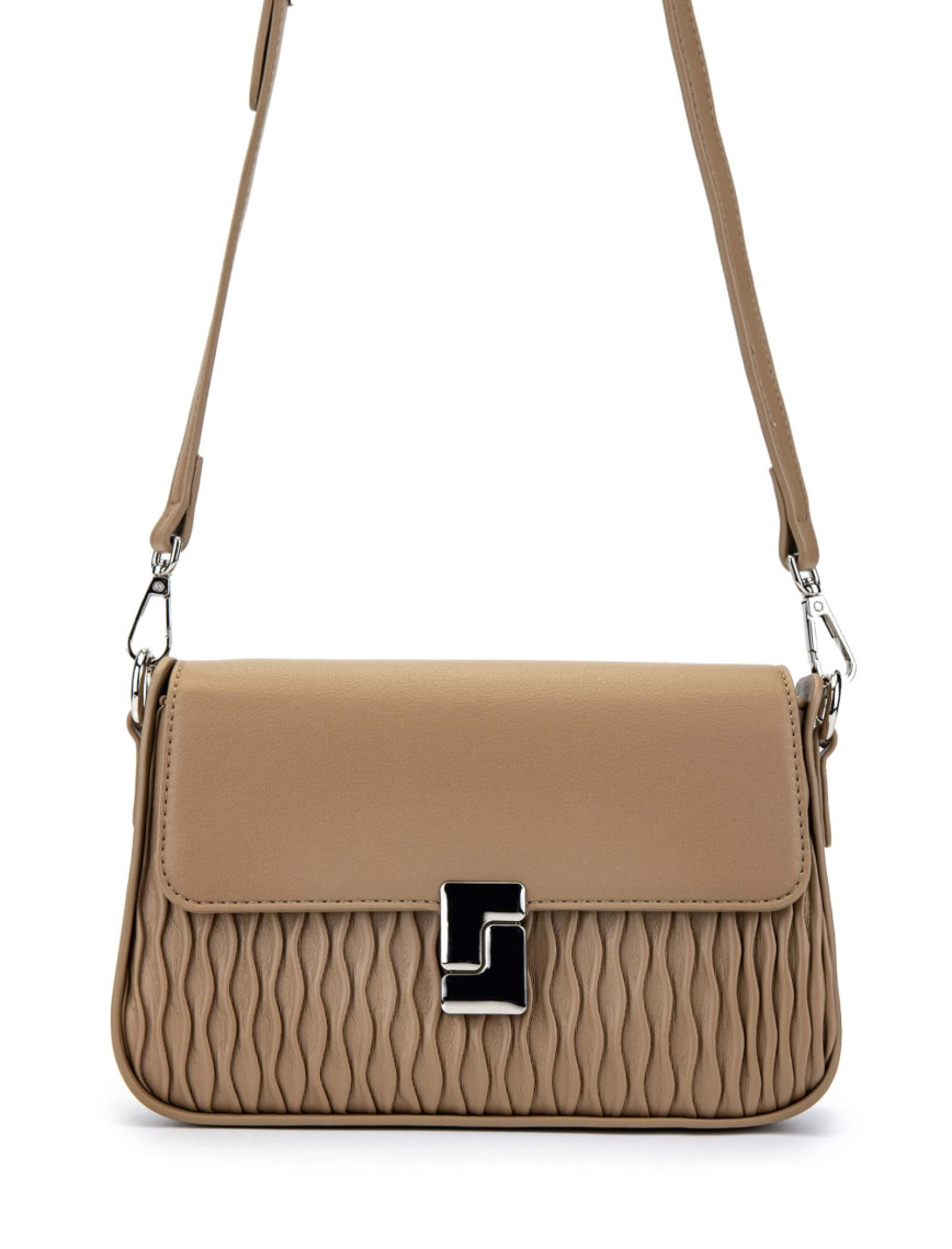 Tamer Tanca Kadın Vegan Taupe Omuz Çanta