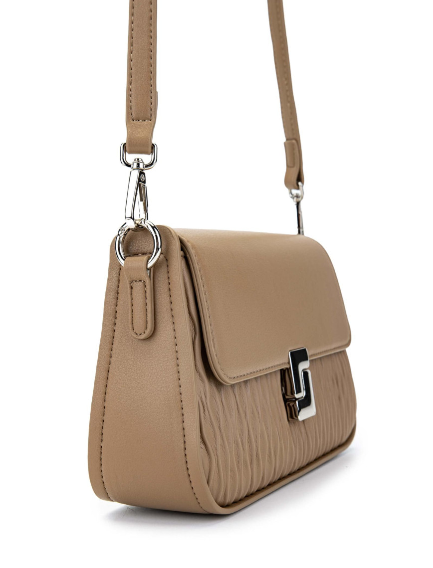 Tamer Tanca Kadın Vegan Taupe Omuz Çanta