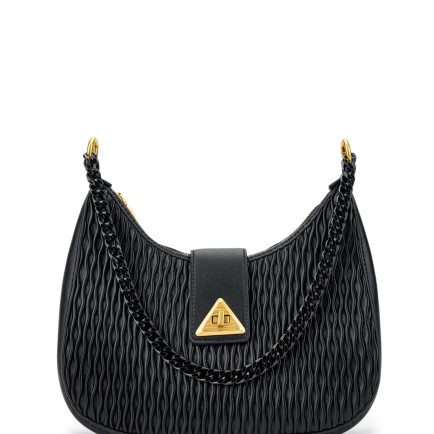 Tamer Tanca Kadın Vegan Siyah Omuz Çanta