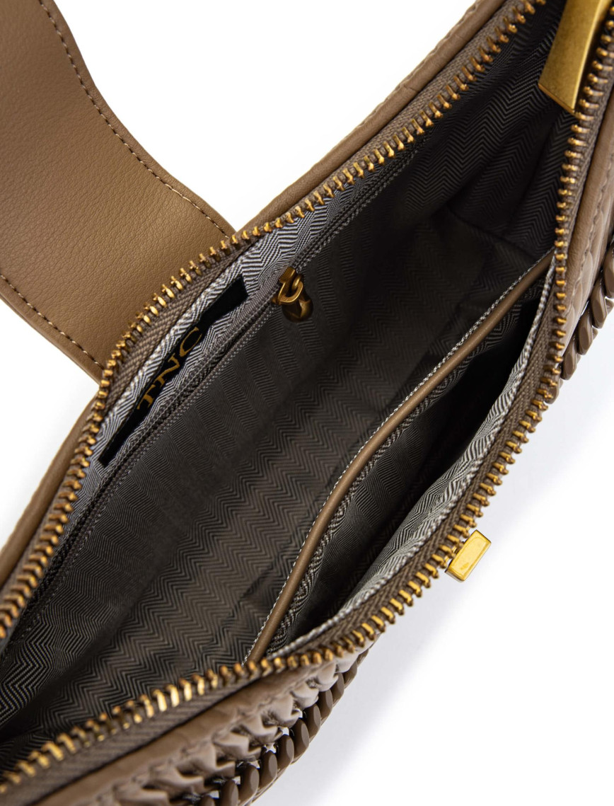 Tamer Tanca Kadın Vegan Taupe Omuz Çanta