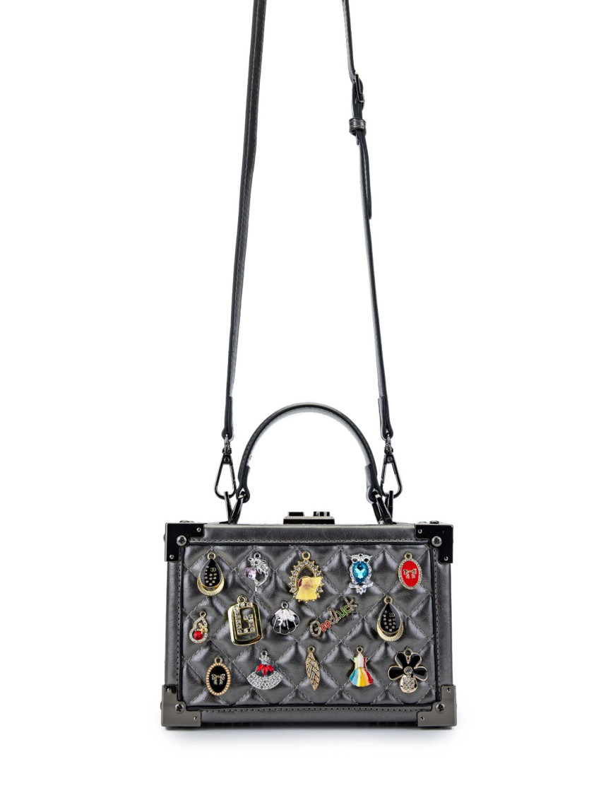 Tamer Tanca Kadın Vegan Metalik Kol Çantası