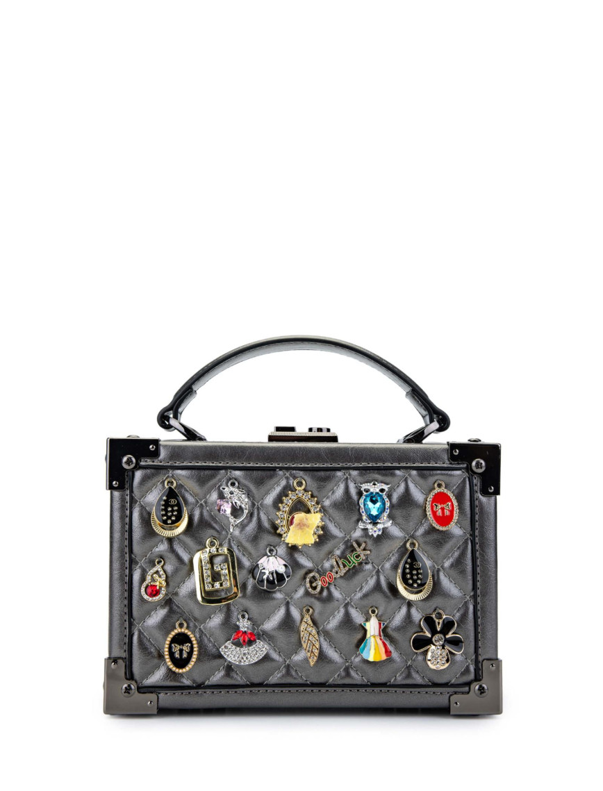 Tamer Tanca Kadın Vegan Metalik Kol Çantası