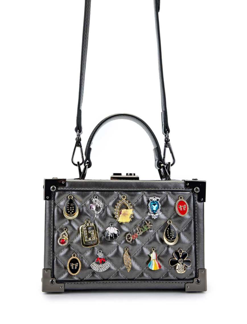 Tamer Tanca Kadın Vegan Metalik Kol Çantası