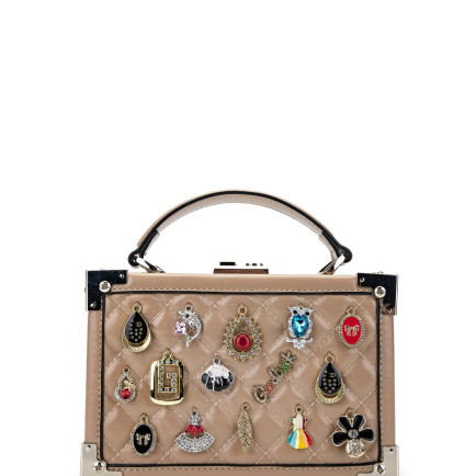 Tamer Tanca Kadın Vegan Taupe Kol Çantası