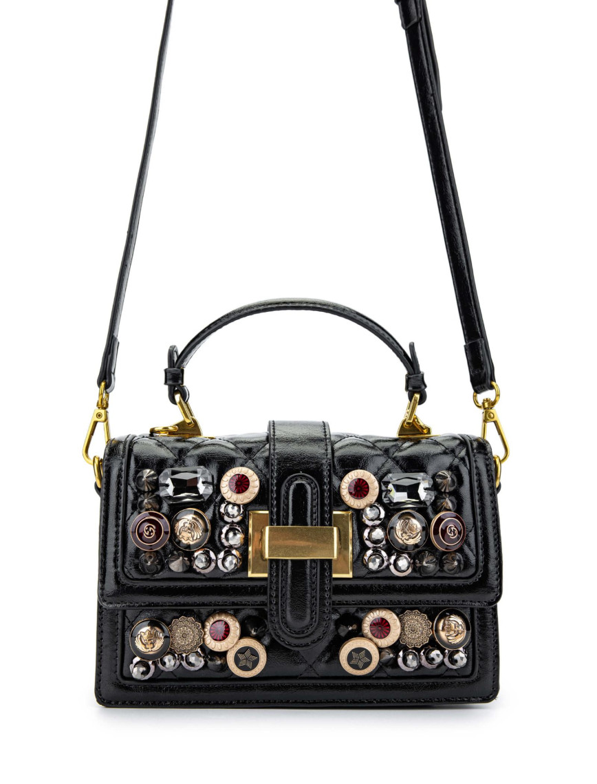 Tamer Tanca Kadın Vegan Siyah Kol Çantası Tamer Tanca Kadın Vegan Siyah Kol Çantası