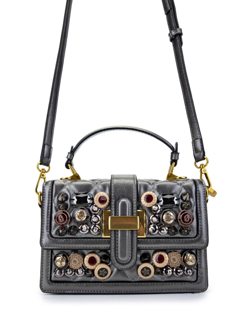 Tamer Tanca Kadın Vegan Metalik Kol Çantası Tamer Tanca Kadın Vegan Metalik Kol Çantası