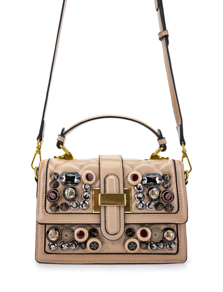 Tamer Tanca Kadın Vegan Taupe Kol Çantası