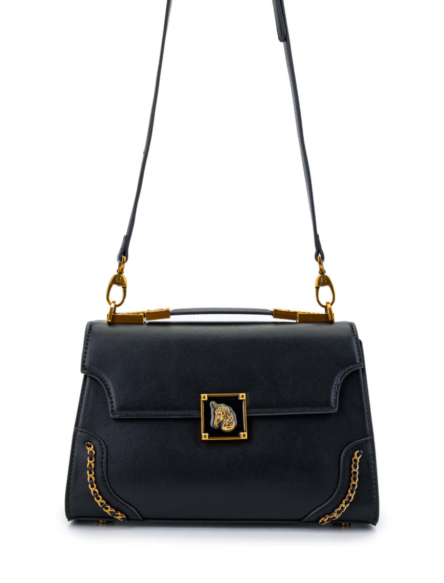 Tamer Tanca Kadın Vegan Siyah Omuz Çanta Tamer Tanca Kadın Vegan Siyah Omuz Çanta