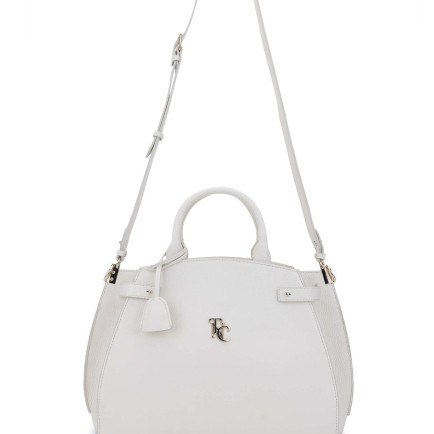 Tamer Tanca Kadın Hakiki Deri Bej El Çantası