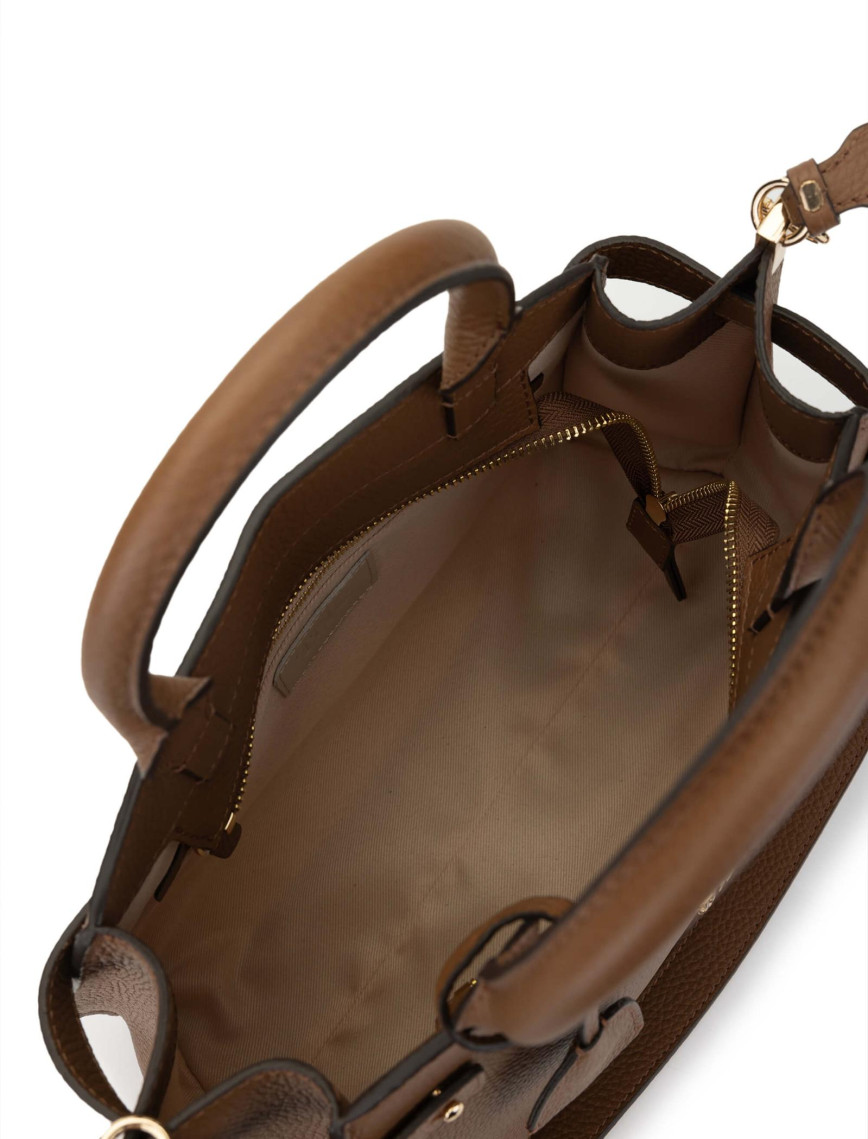 Tamer Tanca Kadın Hakiki Deri Taba El Çantası Tamer Tanca Kadın Hakiki Deri Taba El Çantası