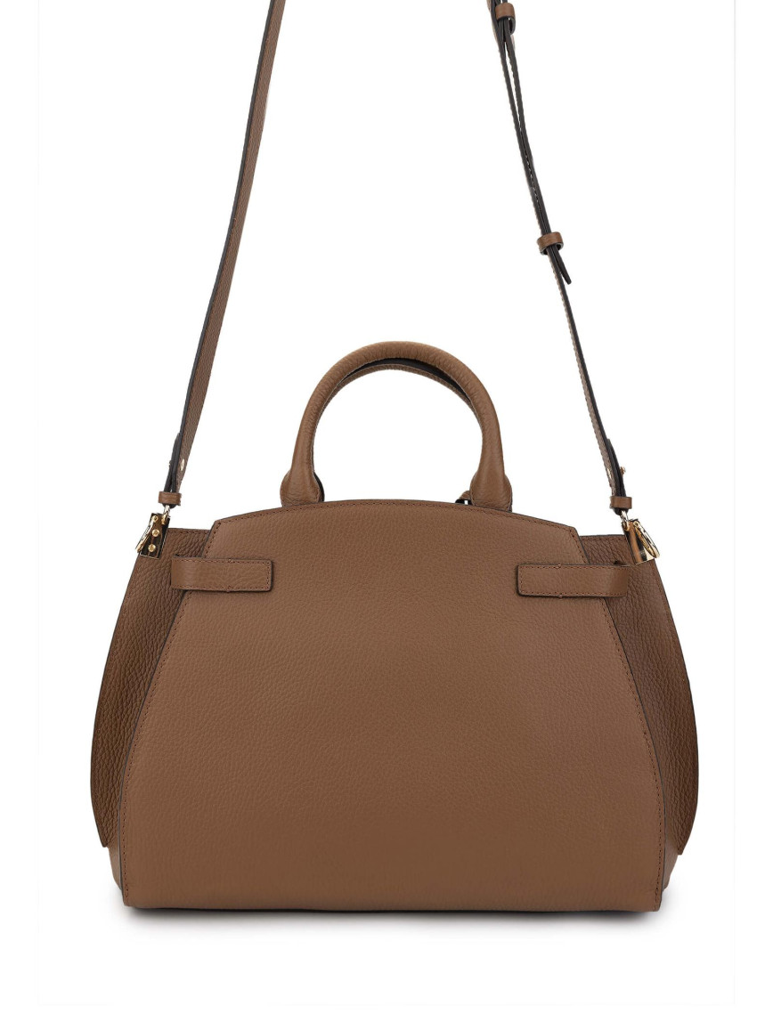 Tamer Tanca Kadın Hakiki Deri Taba El Çantası Tamer Tanca Kadın Hakiki Deri Taba El Çantası