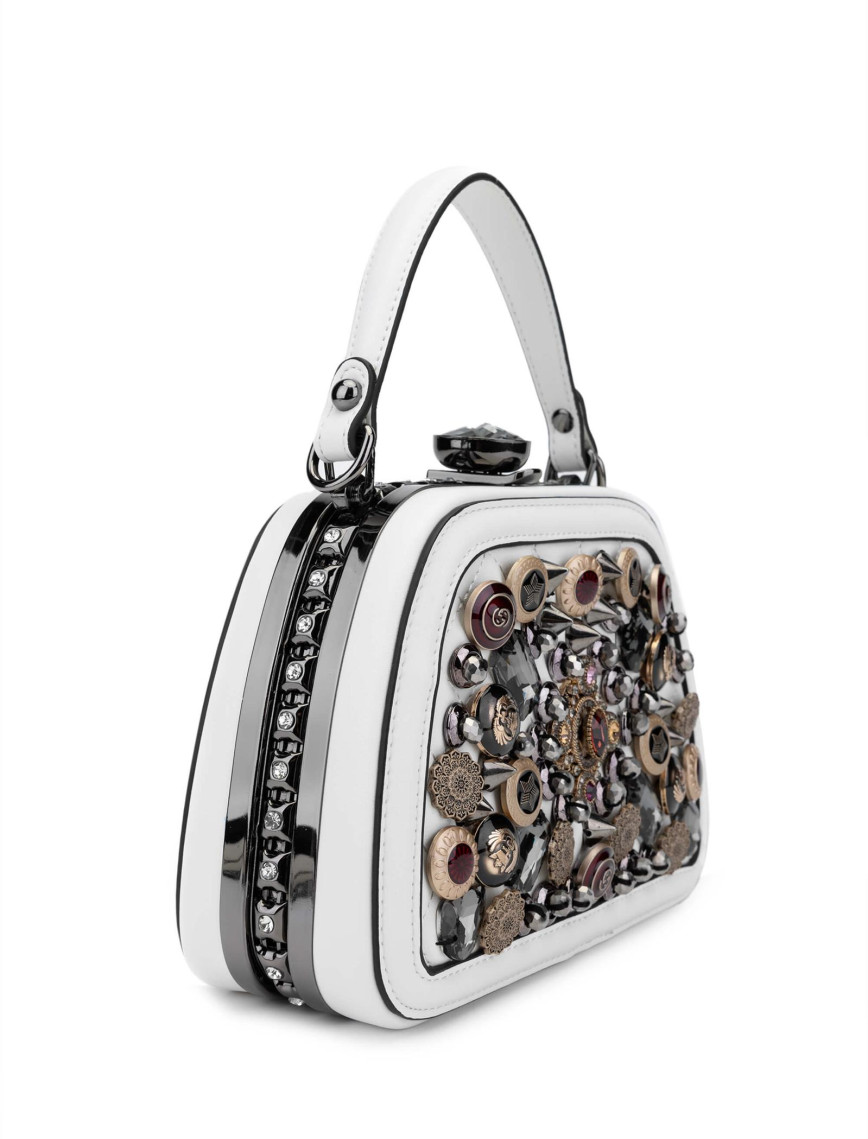 Tamer Tanca Kadın Vegan Beyaz El Çantası Tamer Tanca Kadın Vegan Beyaz El Çantası