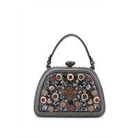 Tamer Tanca Kadın Vegan Metalik El Çantası Tamer Tanca Kadın Vegan Metalik El Çantası