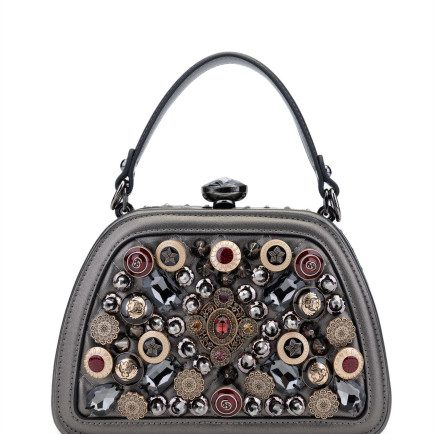 Tamer Tanca Kadın Vegan Metalik El Çantası