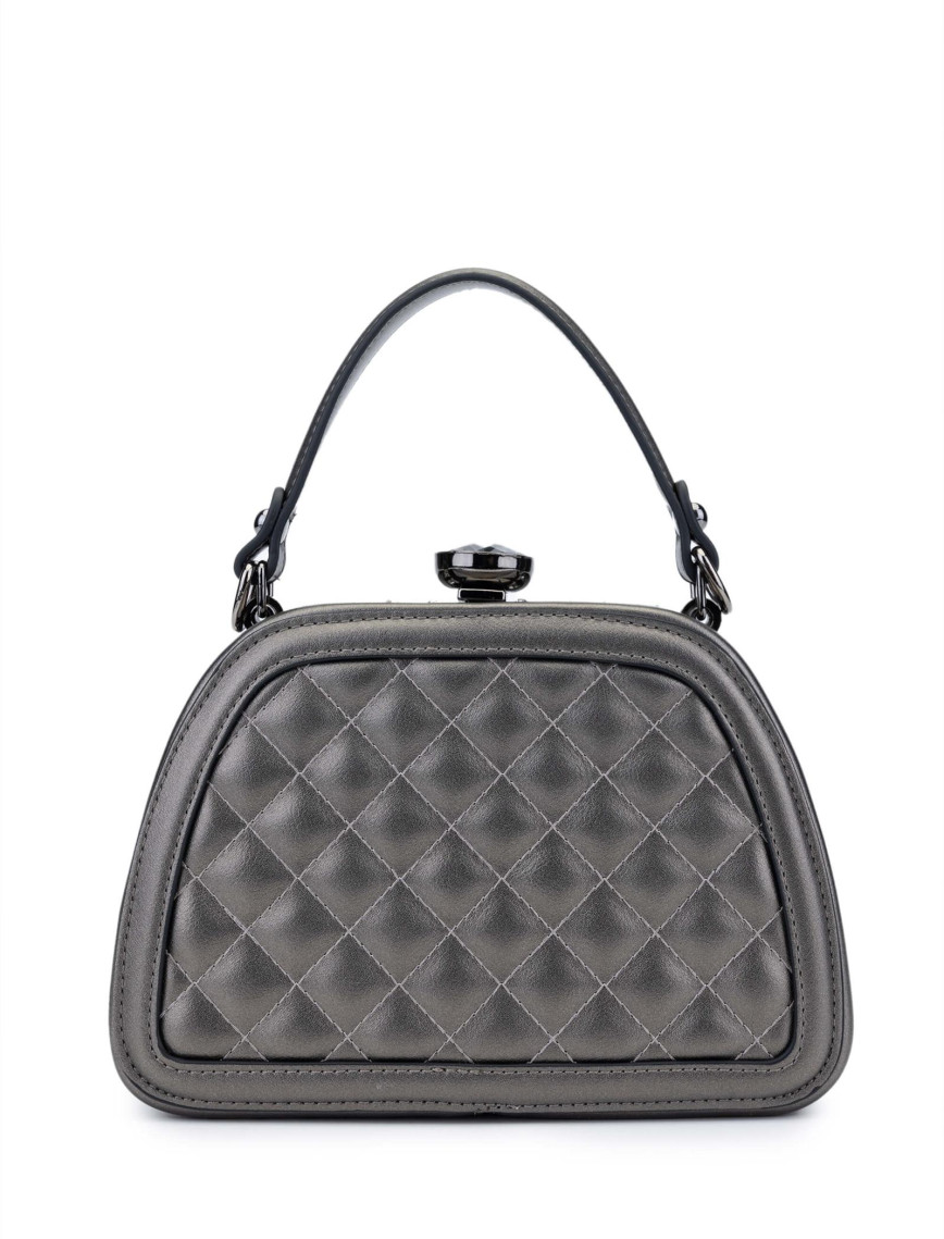 Tamer Tanca Kadın Vegan Metalik El Çantası Tamer Tanca Kadın Vegan Metalik El Çantası