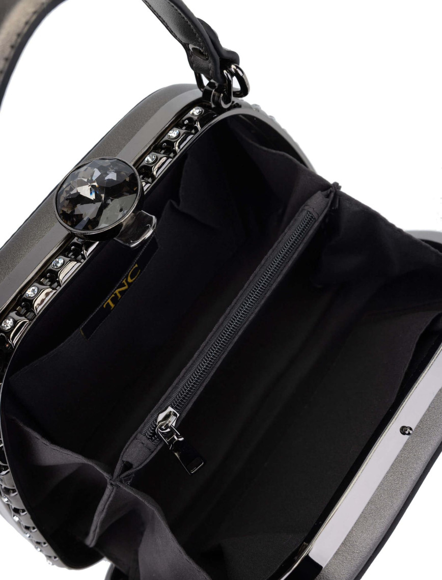 Tamer Tanca Kadın Vegan Metalik El Çantası Tamer Tanca Kadın Vegan Metalik El Çantası