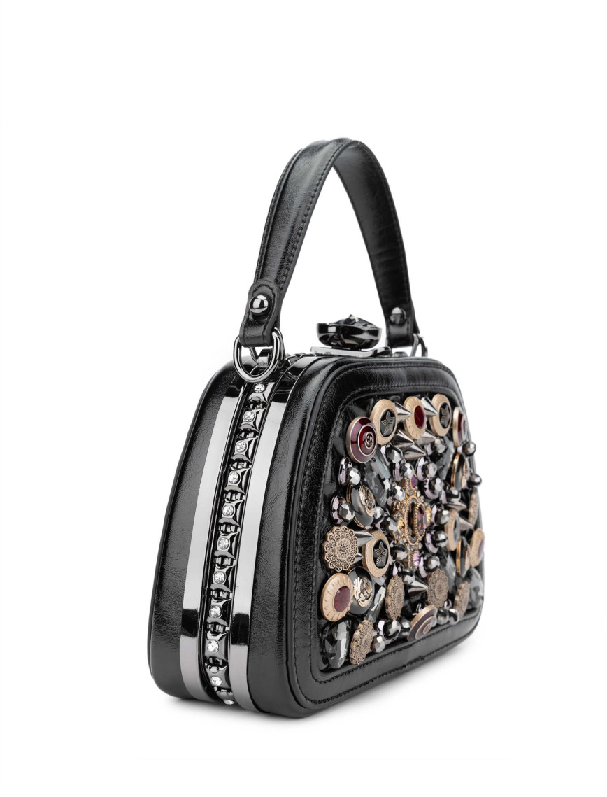 Tamer Tanca Kadın Vegan Siyah El Çantası Tamer Tanca Kadın Vegan Siyah El Çantası