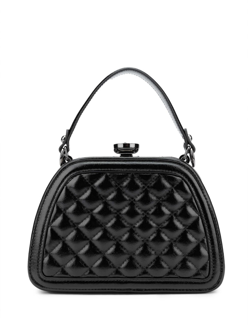 Tamer Tanca Kadın Vegan Siyah El Çantası Tamer Tanca Kadın Vegan Siyah El Çantası