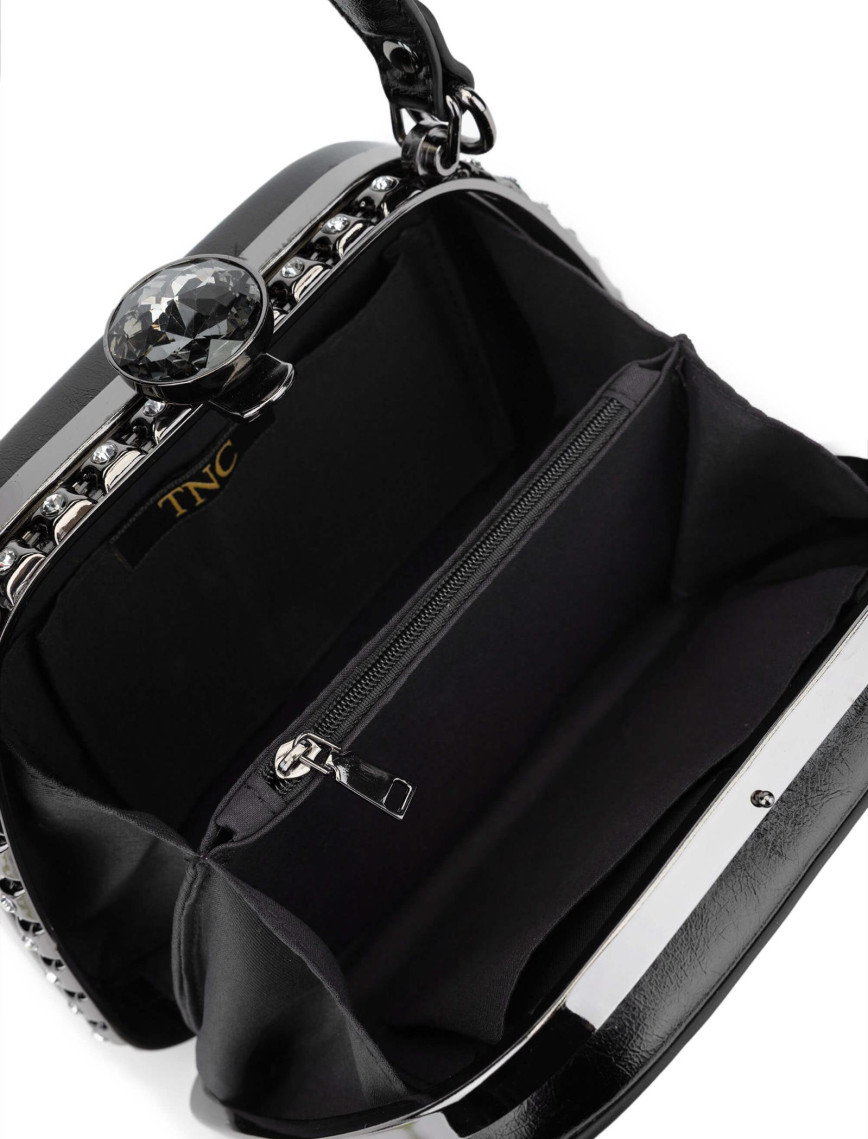 Tamer Tanca Kadın Vegan Siyah El Çantası Tamer Tanca Kadın Vegan Siyah El Çantası