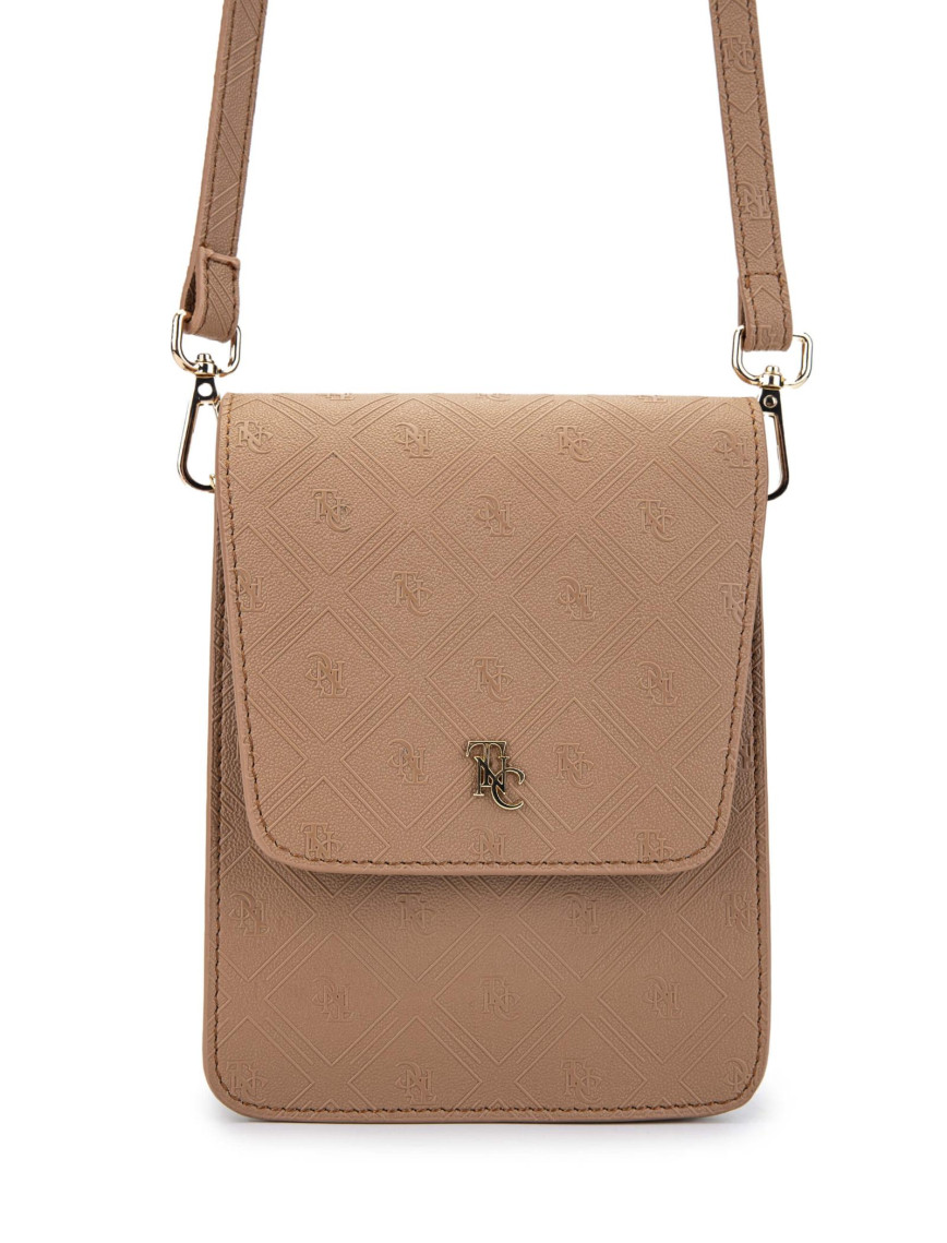 Tamer Tanca Kadın Vegan Bej Postacı Çanta