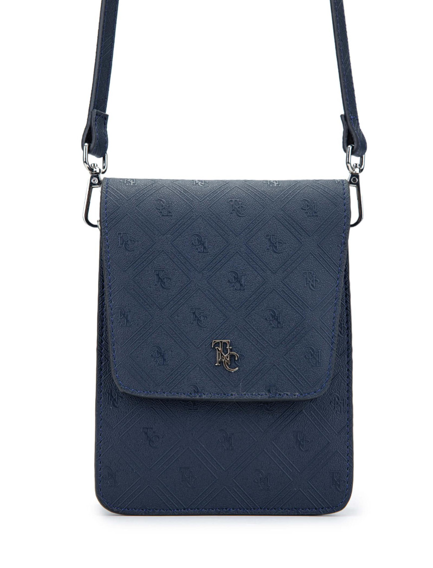 Tamer Tanca Kadın Vegan Lacivert Postacı Çanta