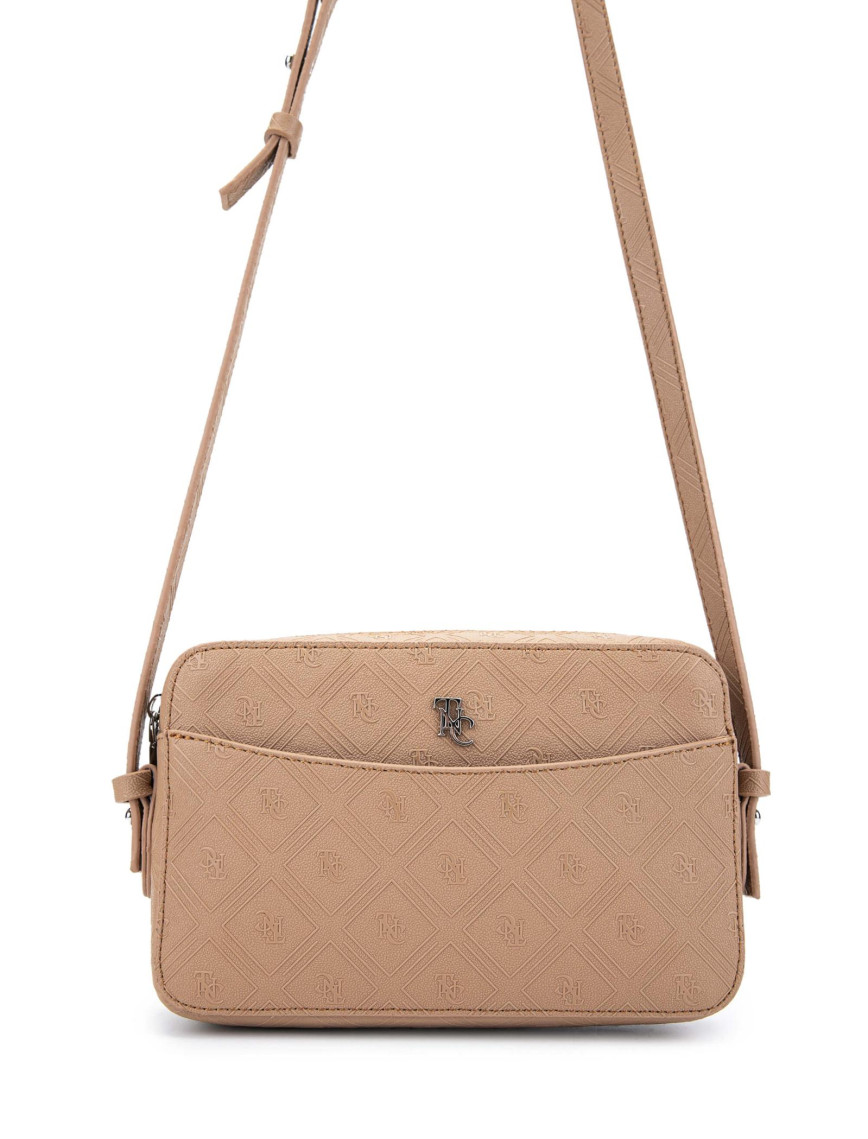 Tamer Tanca Kadın Vegan Bej Postacı Çanta