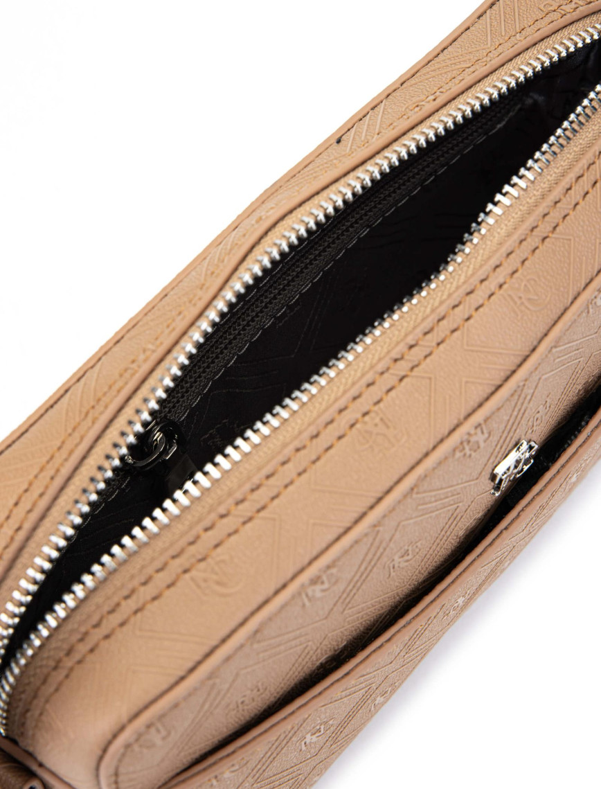 Tamer Tanca Kadın Vegan Bej Postacı Çanta