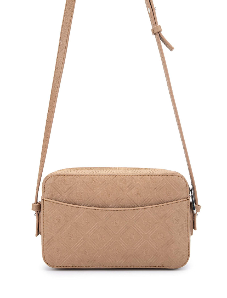 Tamer Tanca Kadın Vegan Bej Postacı Çanta