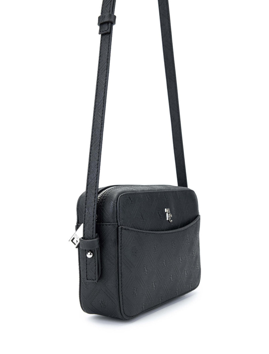 Tamer Tanca Kadın Vegan Siyah Postacı Çanta