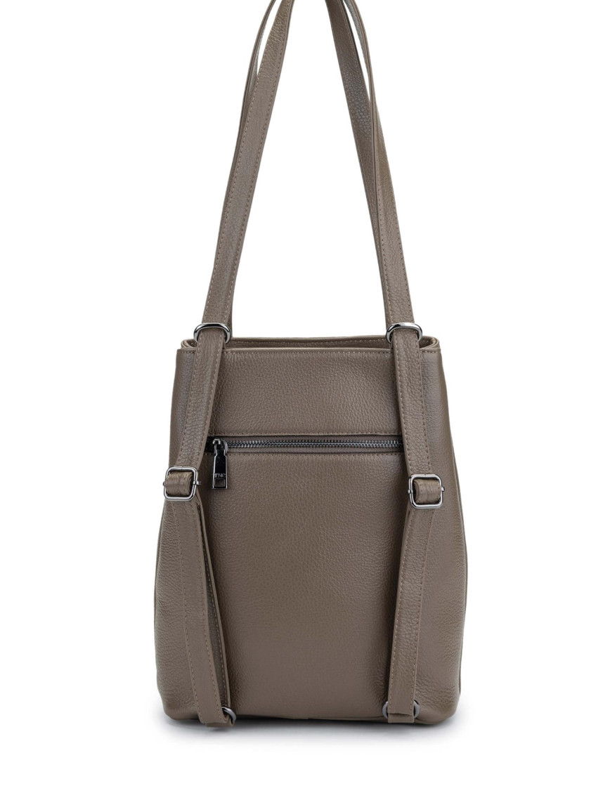 Tamer Tanca Kadın Hakiki Deri Bej Sırt & Omuz Çantası Tamer Tanca Kadın Hakiki Deri Bej Sırt & Omuz Çantası