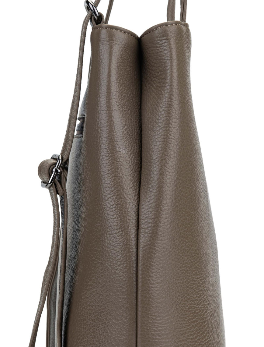 Tamer Tanca Kadın Hakiki Deri Bej Sırt & Omuz Çantası Tamer Tanca Kadın Hakiki Deri Bej Sırt & Omuz Çantası