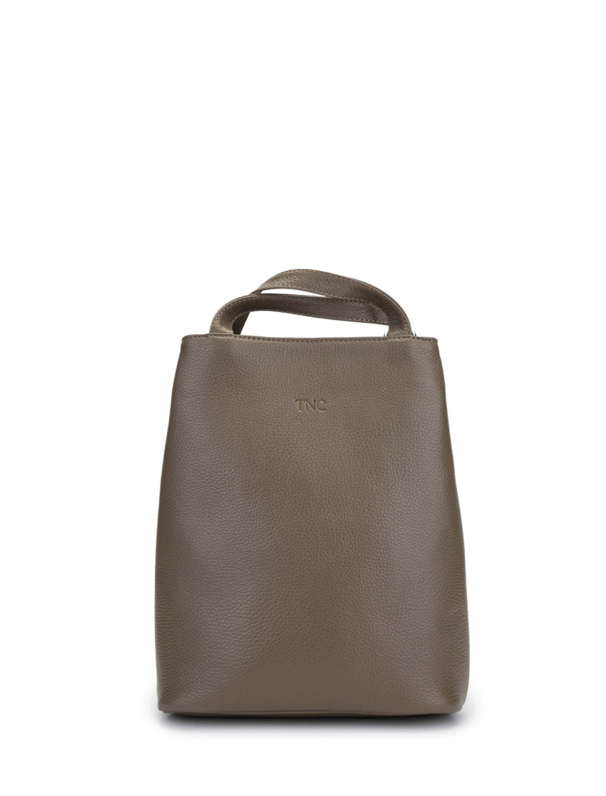 Tamer Tanca Kadın Hakiki Deri Bej Sırt & Omuz Çantası Tamer Tanca Kadın Hakiki Deri Bej Sırt & Omuz Çantası