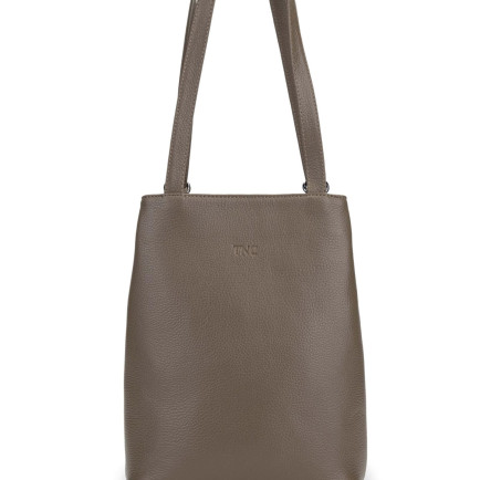 Tamer Tanca Kadın Hakiki Deri Bej Sırt & Omuz Çantası