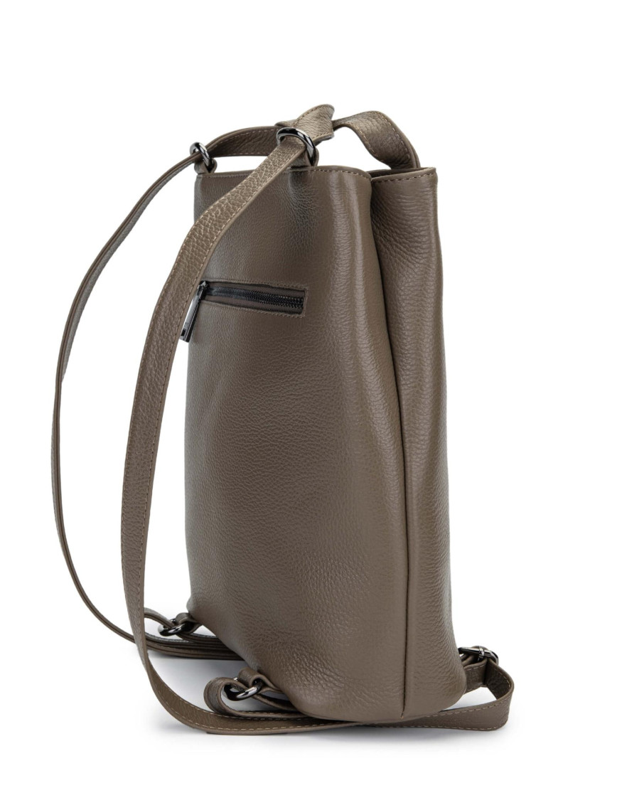 Tamer Tanca Kadın Hakiki Deri Bej Sırt & Omuz Çantası Tamer Tanca Kadın Hakiki Deri Bej Sırt & Omuz Çantası