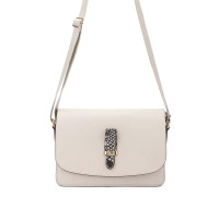 Tamer Tanca Kadın Hakiki Deri Bej Postacı Çanta