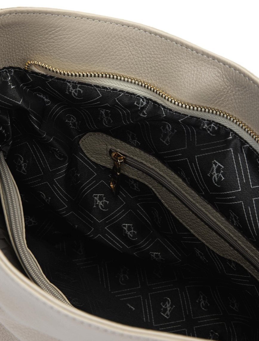 Tamer Tanca Kadın Hakiki Deri Bej Omuz Çanta Tamer Tanca Kadın Hakiki Deri Bej Omuz Çanta