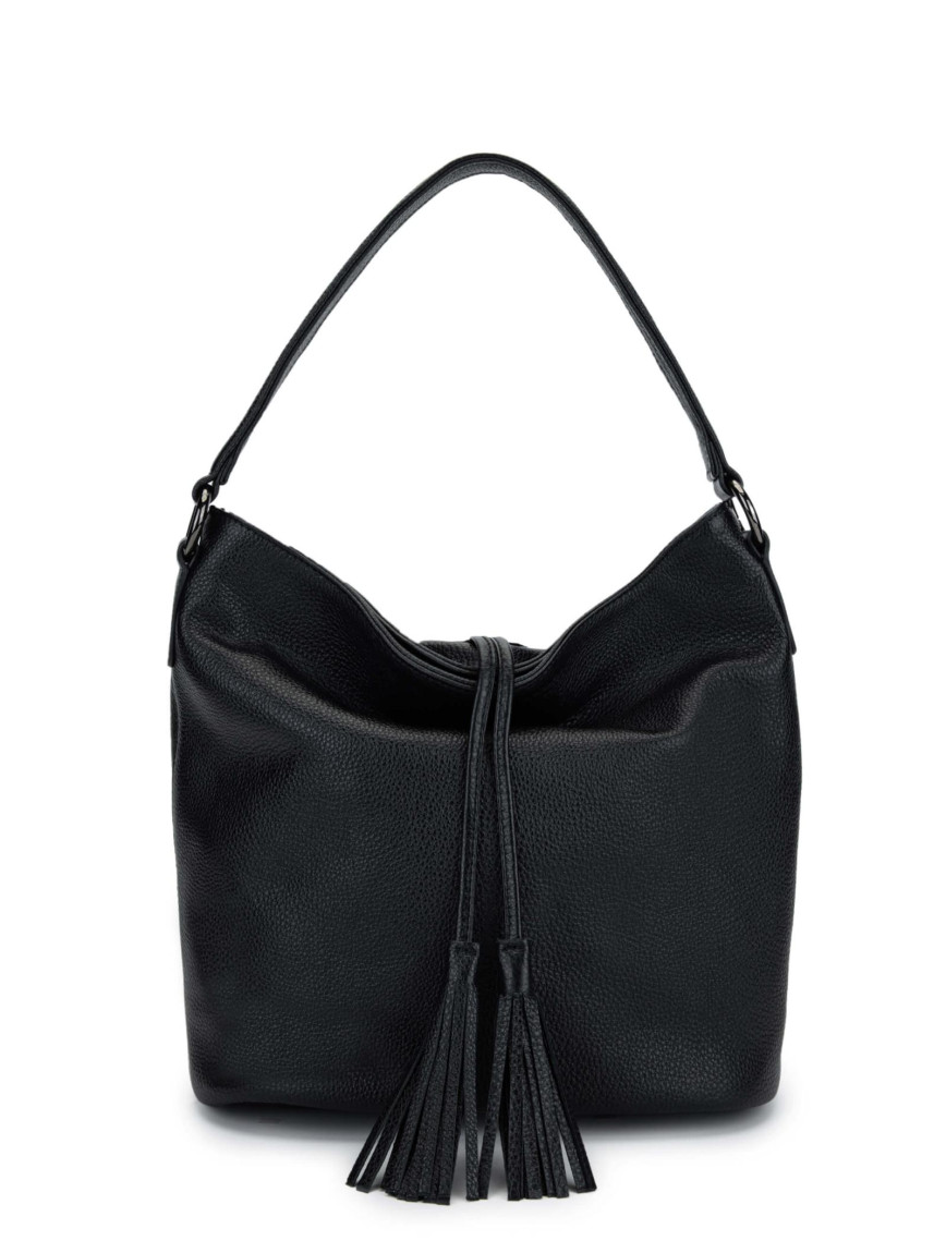 Tamer Tanca Kadın Hakiki Deri Siyah Omuz Çanta Tamer Tanca Kadın Hakiki Deri Siyah Omuz Çanta