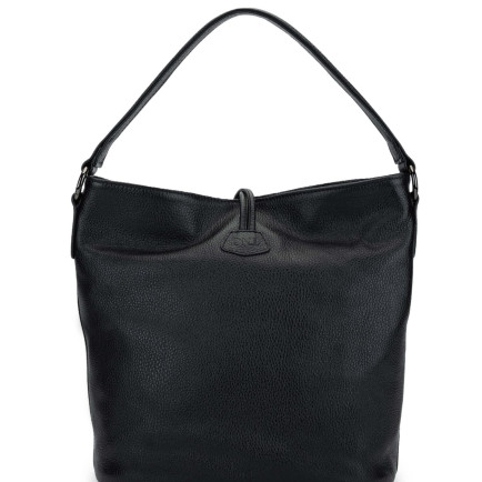 Tamer Tanca Kadın Hakiki Deri Siyah Omuz Çanta