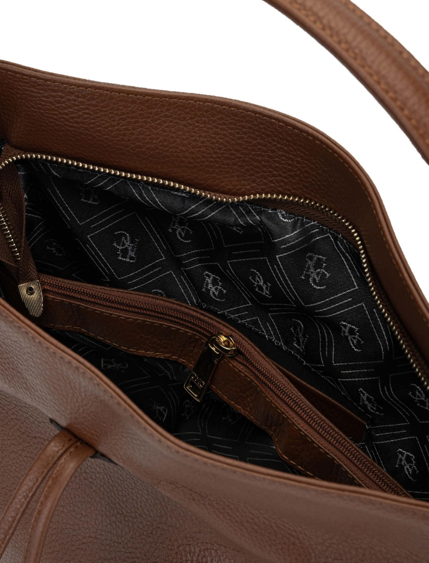 Tamer Tanca Kadın Hakiki Deri Taba Omuz Çanta Tamer Tanca Kadın Hakiki Deri Taba Omuz Çanta