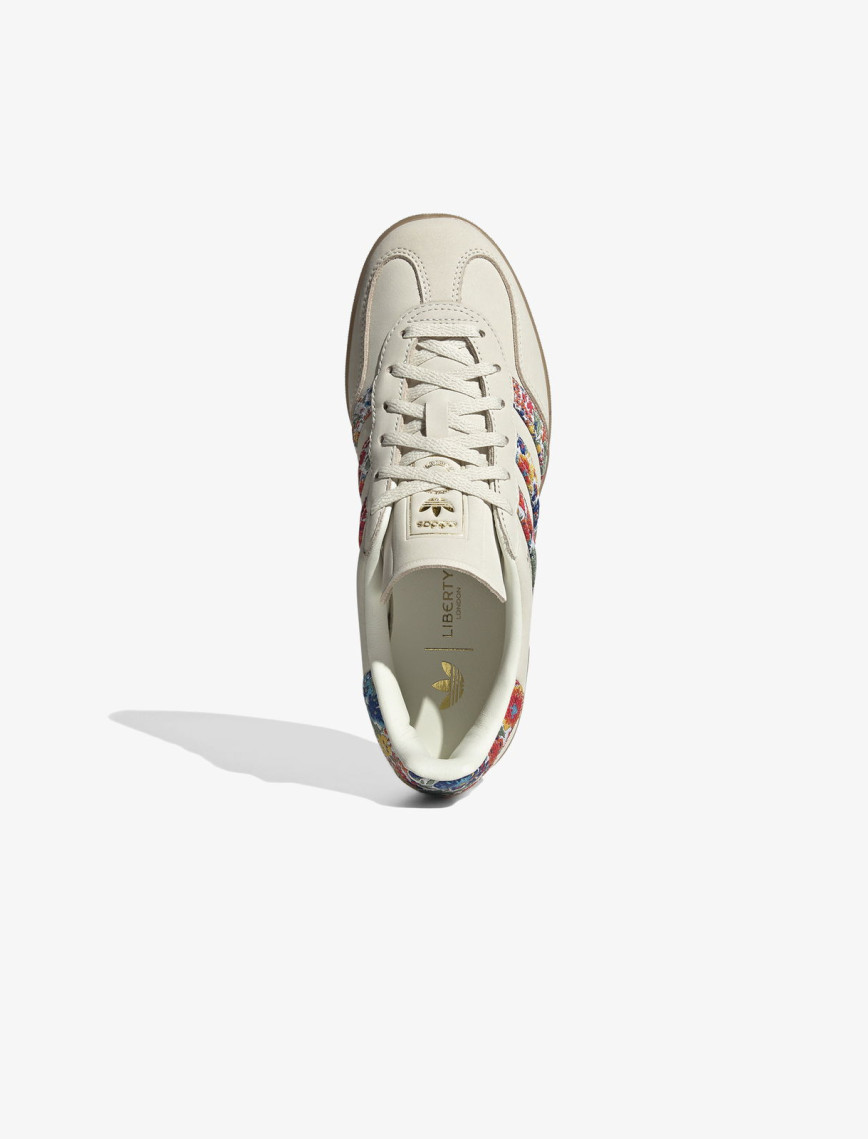 adidas Gazelle Indoor X Liberty London Kadın Krem Spor Ayakkabı adidas Gazelle Indoor X Liberty London Kadın Krem Spor Ayakkabı