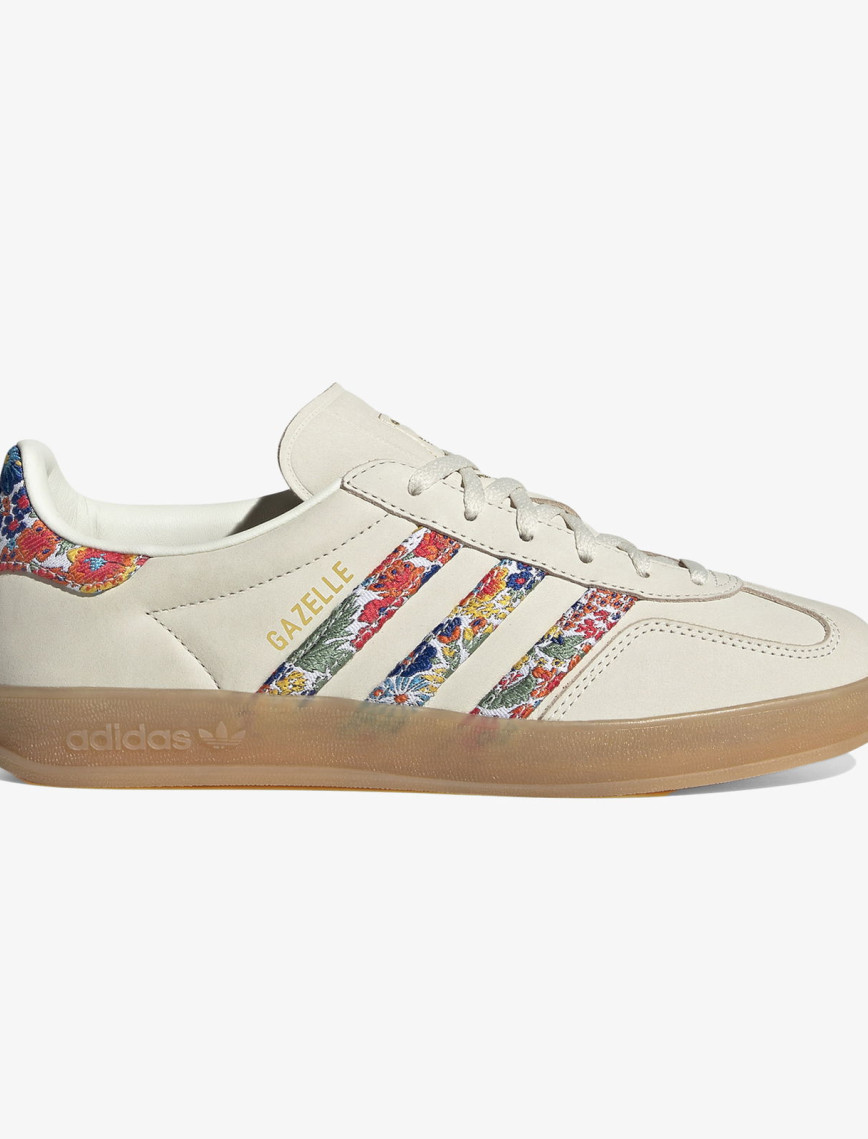 adidas Gazelle Indoor X Liberty London Kadın Krem Spor Ayakkabı adidas Gazelle Indoor X Liberty London Kadın Krem Spor Ayakkabı