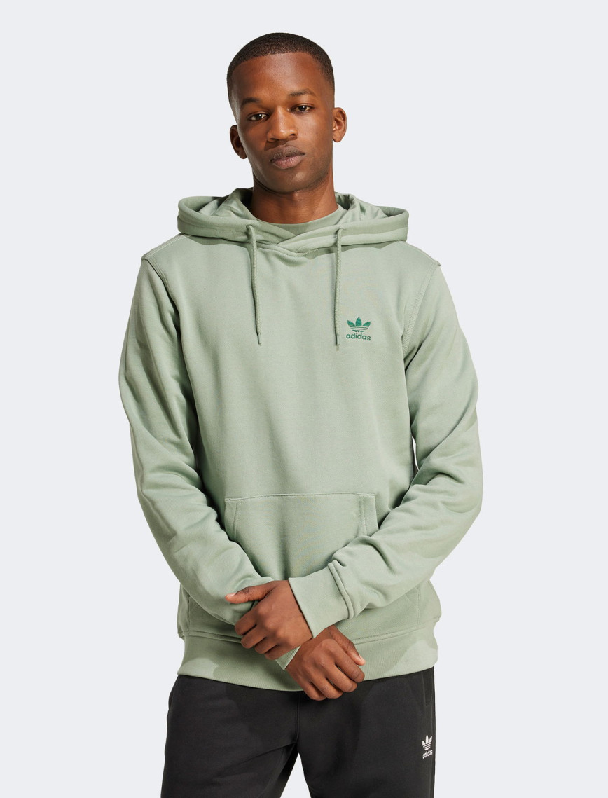 adidas Trefoil Essentials Erkek Yeşil Sweatshirt