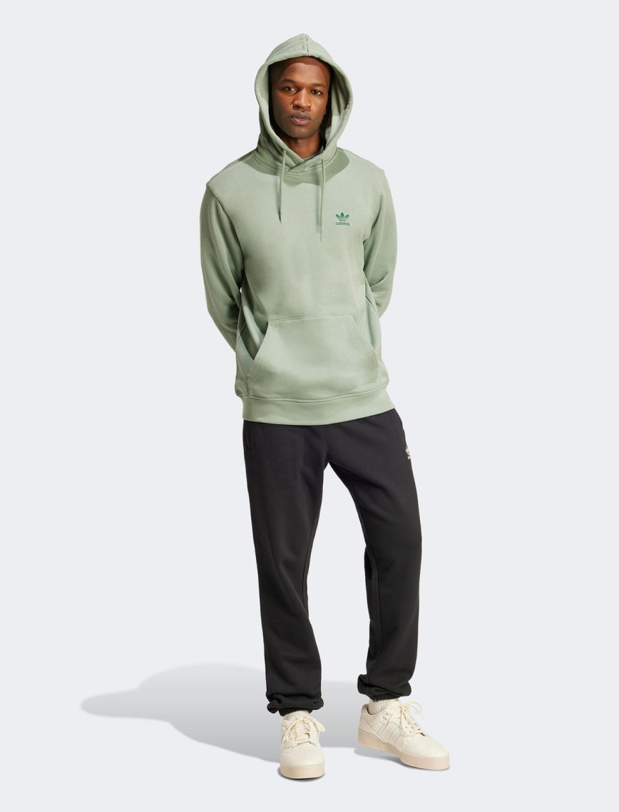 adidas Trefoil Essentials Erkek Yeşil Sweatshirt